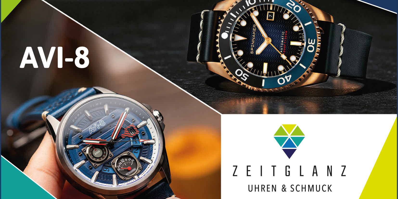 ZeitglanzKorbach–NeueUhren-SPINNAKER AVI-8